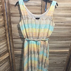 Multicolor Sleeveless Dress